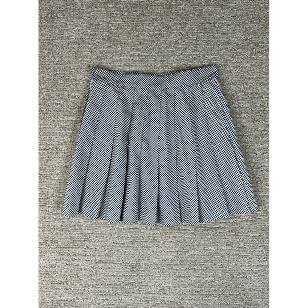 Vintage Tail Sports Authority Pleated Tennis Skirt Black White Grid Mini Size 4